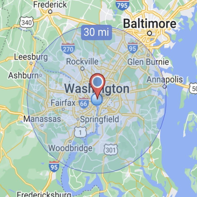 Service Area Map